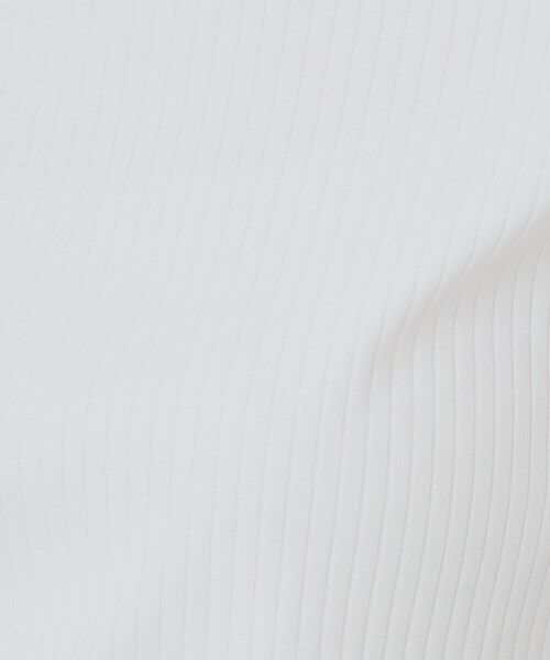 index(インデックス)の「《7色展開/XS-LLサイズ》ボートネックリブトップス【UV/洗濯機洗い可】(Tシャツ/カットソー・レディース・オフホワイト/チャコールグレー/ナチュラル/ピンク系/ネイビー/ボルドー/ブラウン系その他・34/36/38/40/42)」の12枚目の写真