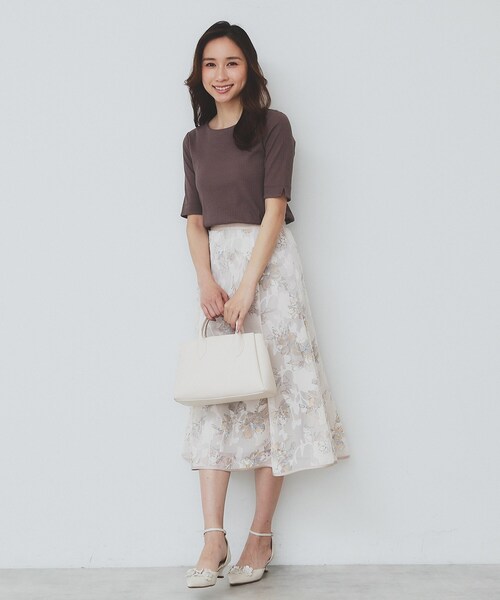 セール】《7色展開/XS-LLサイズ》ボートネックリブトップス【UV/洗濯機