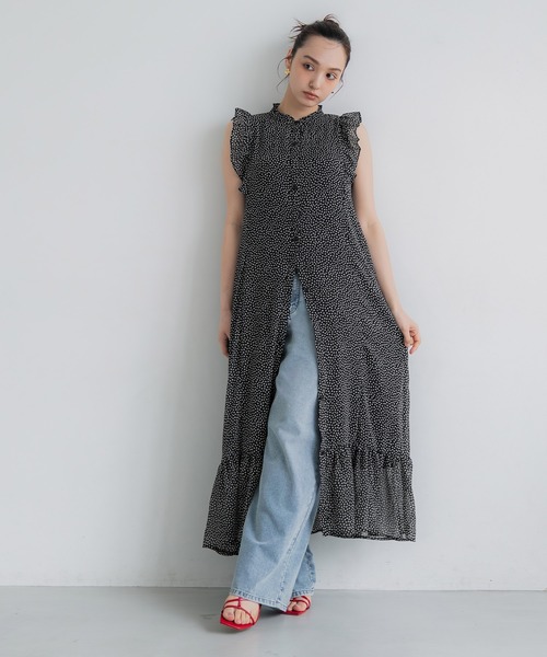 ★minagram★ ヘラ シフォンノースリーブワンピース（7色） 71Cvfgwtd6L._UY1000_.jpg
