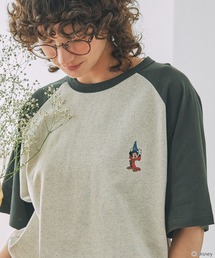 【Disney】ディズニー ファンタジア 魔法使いの弟子 Tシャツ Amazon.co.jp: ミッキーマウス Tシャツ（MーL）ビッグ