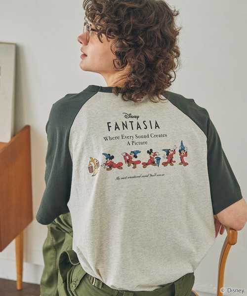 ディズニー　ミッキー　ファンタジア　Tシャツ　　Disney FANTASIA Disney】ディズニー / FANTASIA /ミッキーマウス / ファンタジア
