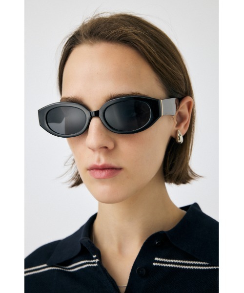MOUSSY(マウジー)の「WIDE RIM アイウェア(サングラス・レディース・ブラック/ブラウン・FREE)」の11枚目の写真