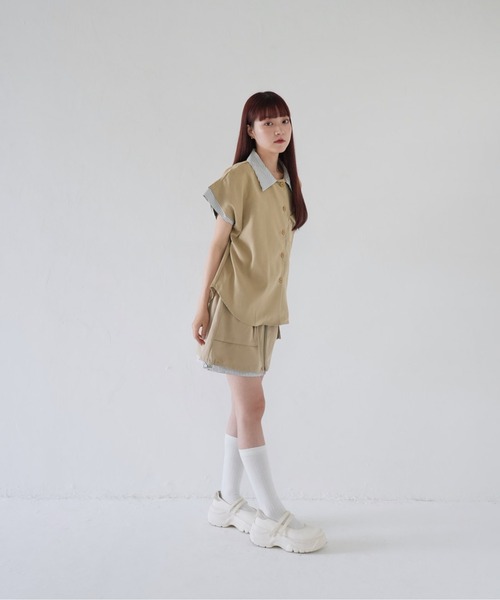 Uenui（ウニュイ）の「【 cunii 】 ユーティリティ カジュアル セットアップ（その他トップス・レディース・ベージュ/ネイビー・FREE）」の16枚目の写真