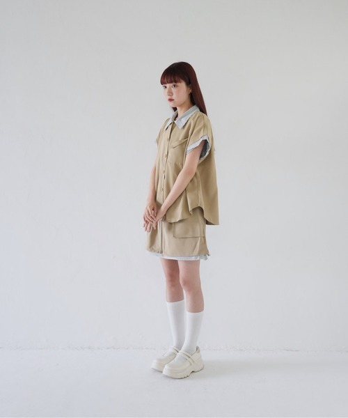 Uenui（ウニュイ）の「【 cunii 】 ユーティリティ カジュアル セットアップ（その他トップス・レディース・ベージュ/ネイビー・FREE）」の21枚目の写真