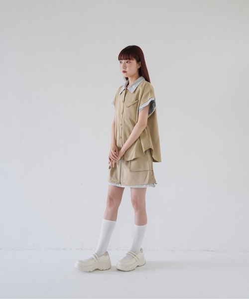 Uenui（ウニュイ）の「【 cunii 】 ユーティリティ カジュアル セットアップ（その他トップス・レディース・ベージュ/ネイビー・FREE）」の22枚目の写真