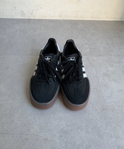 DouDou（ドゥドゥ）の「【adidas/アディダス】SAMBAE W（スニーカー・レディース・ブラック・24cm/24.5cm/23.5cm）」の6枚目の写真