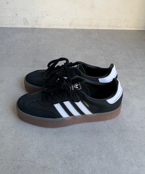 DouDou（ドゥドゥ）の「【adidas/アディダス】SAMBAE W（スニーカー・レディース・ブラック・24cm/24.5cm/23.5cm）」の5枚目の写真