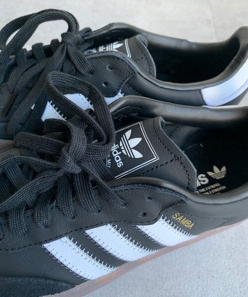 DouDou（ドゥドゥ）の「【adidas/アディダス】SAMBAE W（スニーカー・レディース・ブラック・24cm/24.5cm/23.5cm）」の3枚目の写真