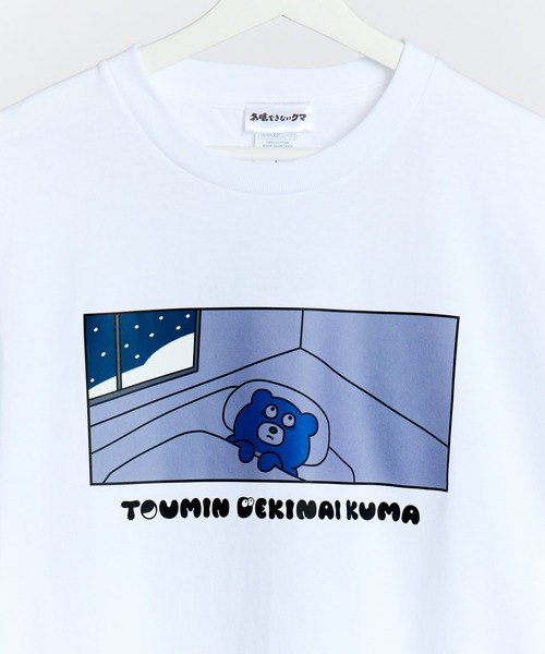 THE BAREFOOT(ベアフット)の「【冬眠できないクマ】クマくんTシャツ WNI(Tシャツ/カットソー・レディース・ホワイト/オフホワイト/ブラック系その他/ブラック・FREE)」の7枚目の写真