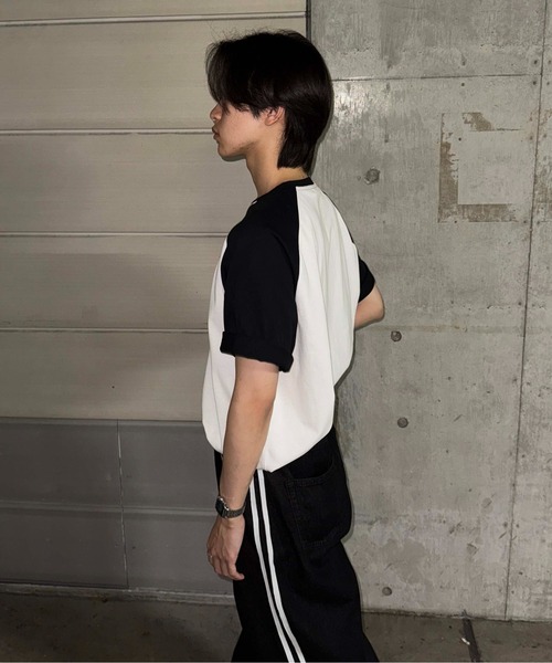 sedacle(セダクル)の「ラインストーン柄クロスアップリケTシャツ(Tシャツ/カットソー・レディース・カーキ/ブラック/ブラウン・SMALL/MEDIUM/LARGE)」の18枚目の写真