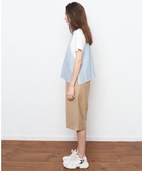 ニット セーター Francie ２way knit vest   フランシー２way ニットベスト レディース セール】Francie 2way knit vest フランシー2way ニットベスト
