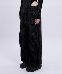 Seivson（セイヴソン）の「【Seivson】光沢布のベロアパンツ（その他パンツ）」
