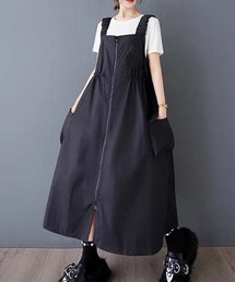 ZIP ドロスト ワンピース