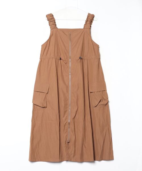 gossip!ロサンゼルス(ゴシップロサンゼルス)の「ZIP ドロスト ワンピース(ワンピース・レディース・グレー/ブラック/ブラウン/グリーン・FREE)」の17枚目の写真