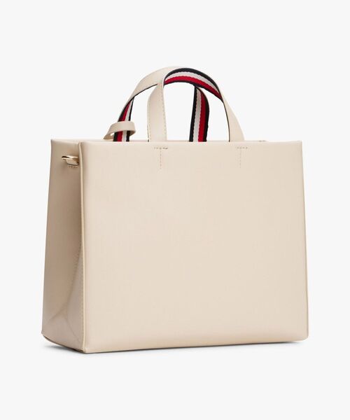 TOMMY HILFIGER（トミーヒルフィガー）の「エスタブリッシュミディアムショッパーバッグ（トートバッグ・レディース・ベージュ/ブルー・FREE）」の6枚目の写真