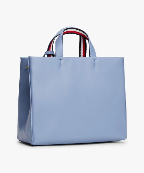 TOMMY HILFIGER（トミーヒルフィガー）の「エスタブリッシュミディアムショッパーバッグ（トートバッグ・レディース・ベージュ/ブルー・FREE）」の10枚目の写真
