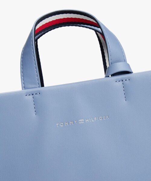 TOMMY HILFIGER（トミーヒルフィガー）の「エスタブリッシュミディアムショッパーバッグ（トートバッグ・レディース・ベージュ/ブルー・FREE）」の3枚目の写真