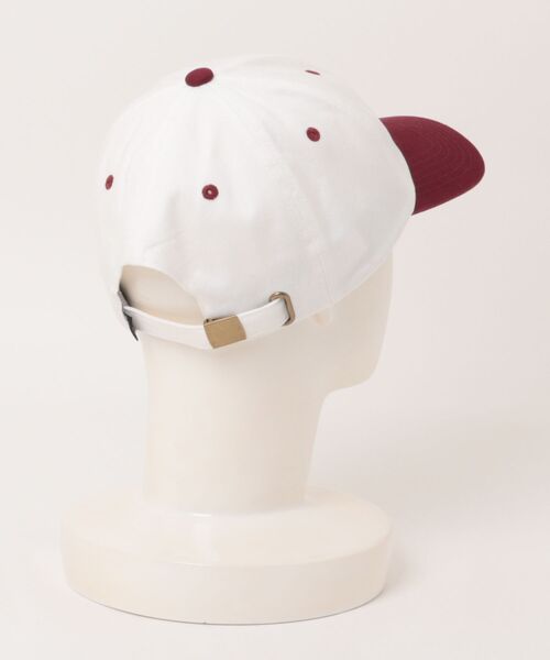 VANS（バンズ）の「VANSアパレル(WJ) ヴァンズ Off The Wall Narrow Visor CAP CAP 125R7161400 ABC-MART限定 BURGUNDY（キャップ・メンズ・レッド・FREE）」の2枚目の写真
