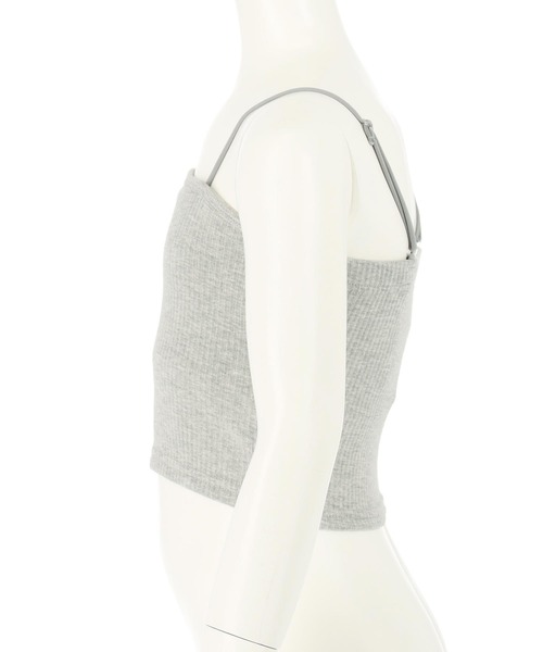 ANAP kids（アナップキッズ）の「刺繍 パッド入り キャミソール【ジュニアお揃い】（キャミソール・キッズ・ホワイト/グレー/ブラック・130cm/120cm/110cm）」の14枚目の写真