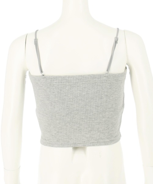 ANAP kids（アナップキッズ）の「刺繍 パッド入り キャミソール【ジュニアお揃い】（キャミソール・キッズ・ホワイト/グレー/ブラック・130cm/120cm/110cm）」の15枚目の写真