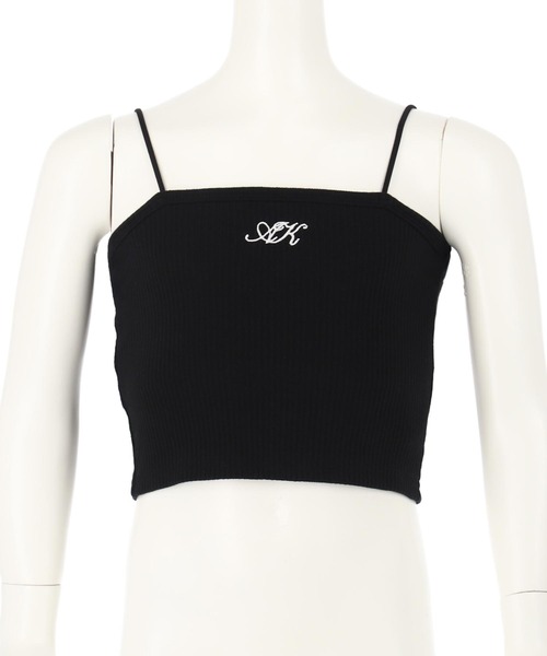 ANAP kids（アナップキッズ）の「刺繍 パッド入り キャミソール【ジュニアお揃い】（キャミソール・キッズ・ホワイト/グレー/ブラック・130cm/120cm/110cm）」の21枚目の写真