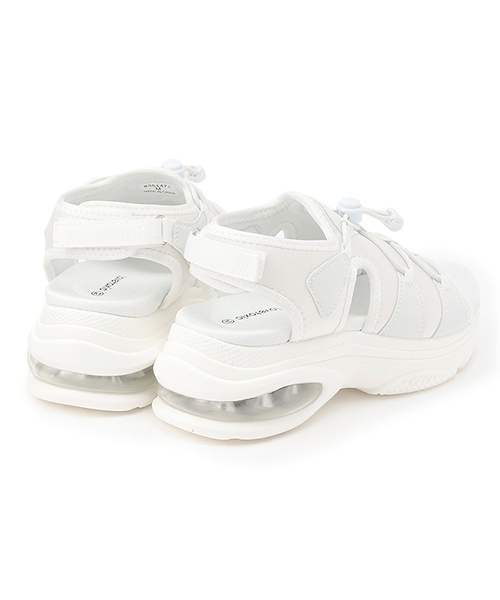 LOVETOXIC（ラブトキシック）の「ドロスト厚底サンダル（サンダル・キッズ・ブラック/オフホワイト/サックスブルー・24-24.5cm/22-22.5/23-23.5cm）」の9枚目の写真