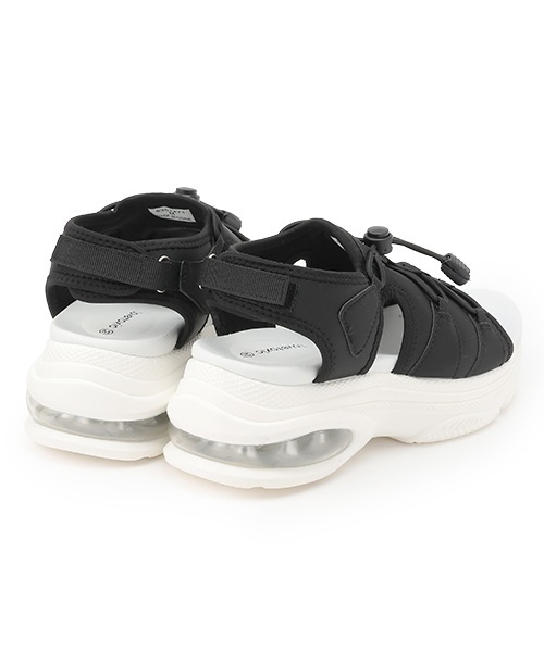 LOVETOXIC（ラブトキシック）の「ドロスト厚底サンダル（サンダル・キッズ・ブラック/オフホワイト/サックスブルー・24-24.5cm/22-22.5/23-23.5cm）」の10枚目の写真