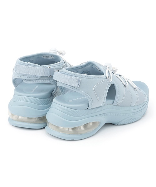 LOVETOXIC（ラブトキシック）の「ドロスト厚底サンダル（サンダル・キッズ・ブラック/オフホワイト/サックスブルー・24-24.5cm/22-22.5/23-23.5cm）」の11枚目の写真