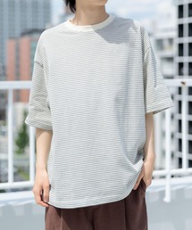ITEMS URBANRESEARCH | ミジンボーダー天竺半袖T-Shirts(Tシャツ/カットソー)