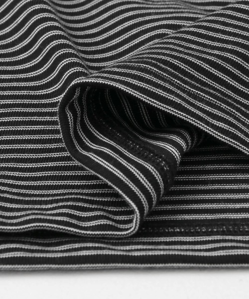 ITEMS URBANRESEARCH（アイテムズ アーバンリサーチ）の「ミジンボーダー天竺半袖T-Shirts（Tシャツ/カットソー・メンズ・ホワイト/ブラック・MEDIUM/LARGE）」の22枚目の写真