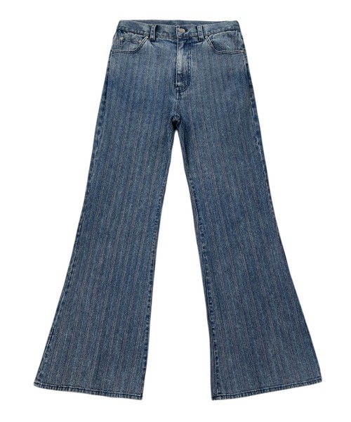 aclent Wrap layered flare denim デニム DENIM｜ACLENT（アクレント）