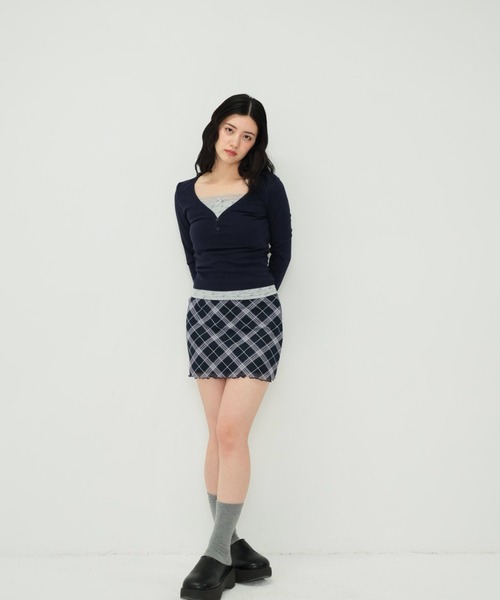 emm the shop otona mini スカート スカート Emm the shop otona mini Aline tsuya skirt | emm
