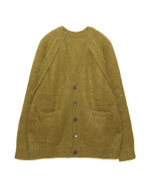 【アンダーカバー】ボロニットカーディガン ダメージ加工ボロニットカーディガン 21SS | UNDERCOVER