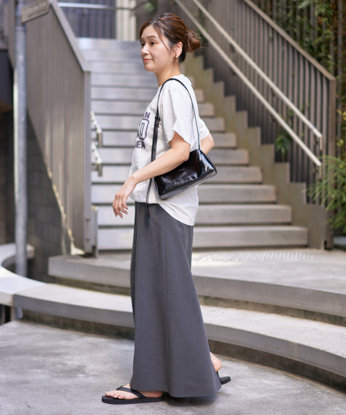 jj mercer（ジェイジェイマーサー）の「【J.J.Mercer / ジェイジェイマーサー】 プリントT（Tシャツ/カットソー・レディース・ホワイト/ライトグレー・MEDIUM）」の3枚目の写真