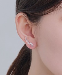 Phoebe（フィービィー）の「リーフグレースビジューピアス&イヤリング（ピアス（両耳用））」