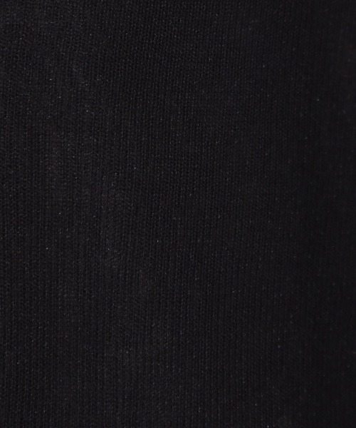 couture brooch（クチュールブローチ）の「【前後2WAY・二の腕カバー】ダブルパール調釦5分袖シアーカーディガントップス（カーディガン/ボレロ・レディース・グリーン/パープル/ブラック/オフホワイト・38/42）」の21枚目の写真