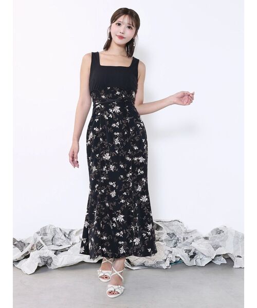 EATME（イートミー）の「フラワーマーメイドワンピース（ワンピース・レディース・オフホワイト/ブラック/ブラウン・SMALL/MEDIUM）」の14枚目の写真