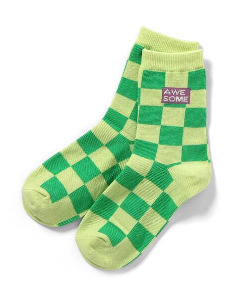 BREEZE(ブリーズ)の「BOYSポップソウガラソックス(ソックス/靴下・キッズ・チェック/マスタード/ネイビー/ピンク/アイボリー・15 /18/21)」の5枚目の写真