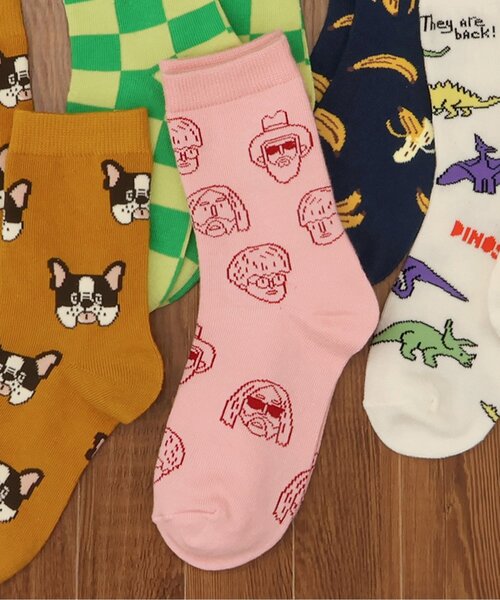 BREEZE(ブリーズ)の「BOYSポップソウガラソックス(ソックス/靴下・キッズ・チェック/マスタード/ネイビー/ピンク/アイボリー・15 /18/21)」の4枚目の写真