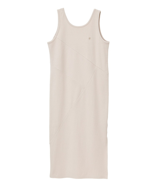 CONVERSE TOKYO(コンバーストウキョウ)の「2WAY SWITCHING PANEL RIB DRESS(ワンピース・レディース・ピンク/ベージュ/チャコールグレー・FREE)」の18枚目の写真