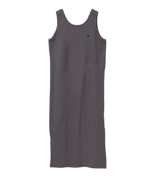CONVERSE TOKYO(コンバーストウキョウ)の「2WAY SWITCHING PANEL RIB DRESS(ワンピース・レディース・ピンク/ベージュ/チャコールグレー・FREE)」の10枚目の写真