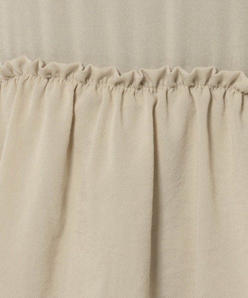 LOWRYS FARM(ローリーズファーム)の「ペプラムオールインワン 571556(サロペット/オーバーオール・レディース・ブラウン/アイボリー/ブラック/チャコールグレー・FREE)」の17枚目の写真