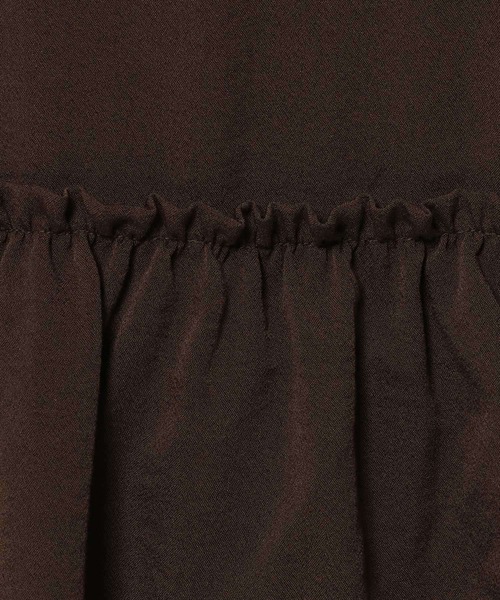 LOWRYS FARM(ローリーズファーム)の「ペプラムオールインワン 571556(サロペット/オーバーオール・レディース・ブラウン/アイボリー/ブラック/チャコールグレー・FREE)」の18枚目の写真