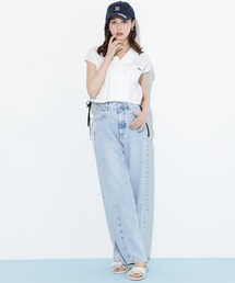 JILL by JILL STUART | ◇ビジュートッピングデニムパンツ(デニムパンツ)