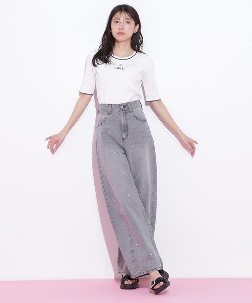 Jill専用 ◇ビジュートッピングデニムパンツ（デニムパンツ）｜JILL by