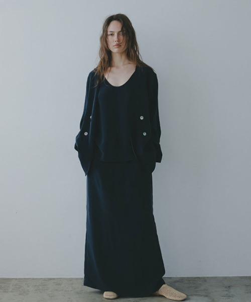 ETRE TOKYO 25SS キュプラシャツジャケット セージ M ETRE TOKYO - キュプラシャツジャケット - SAGE | ADDICT WEB SHOP