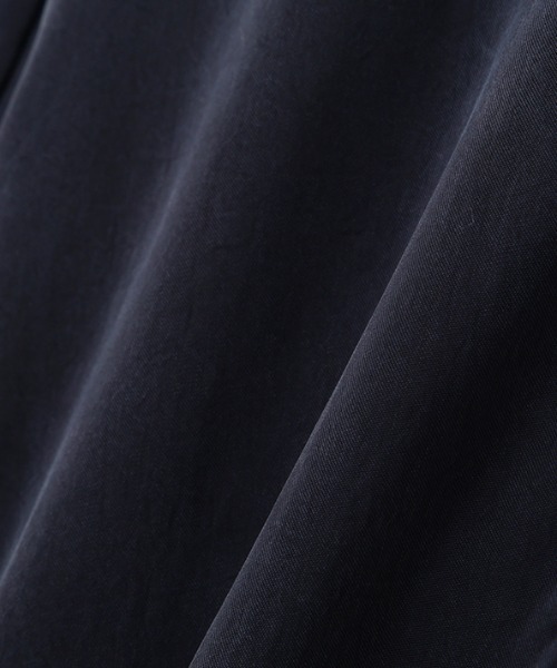 ETRE TOKYO 25SS キュプラシャツジャケット セージ M セール】キュプラシャツジャケット（ノーカラージャケット