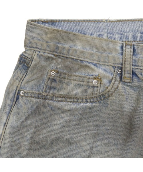 mnml（ミニマル）の「【mnml】ULTRA BAGGY DESTROYED DENIM [I]（デニムパンツ・メンズ・ブルー・29/30/32/34/36/38/28）」の6枚目の写真