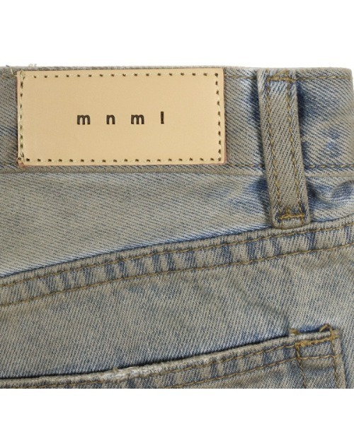 mnml（ミニマル）の「【mnml】ULTRA BAGGY DESTROYED DENIM [I]（デニムパンツ・メンズ・ブルー・29/30/32/34/36/38/28）」の8枚目の写真