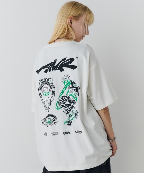 AIVER(アイバー)の「Johann×AIVER S/S TEE(Tシャツ/カットソー・メンズ・ブラック/ホワイト・LARGE/MEDIUM/SMALL)」の1枚目の写真